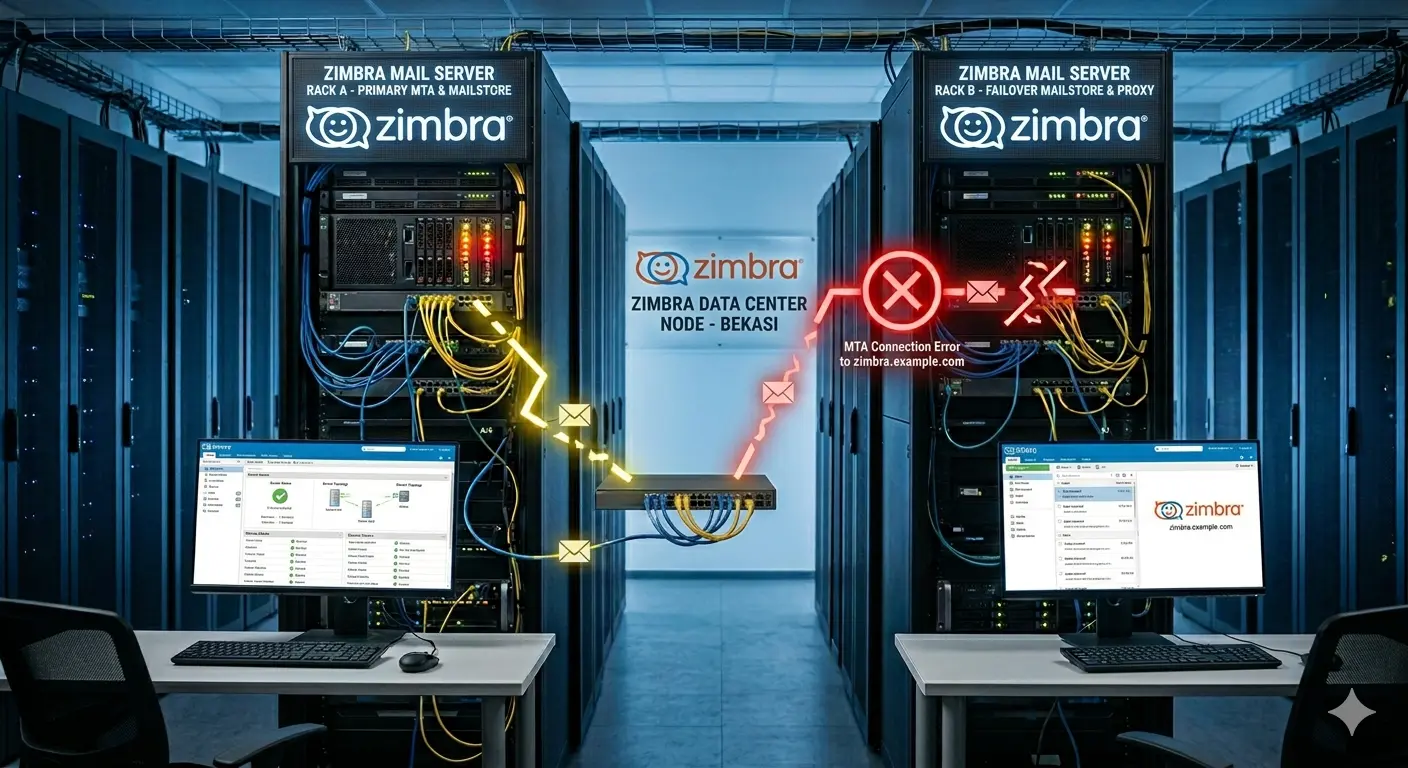 Troubleshoot Zimbra: Email Tidak Terkirim Antar User Beda Mailbox