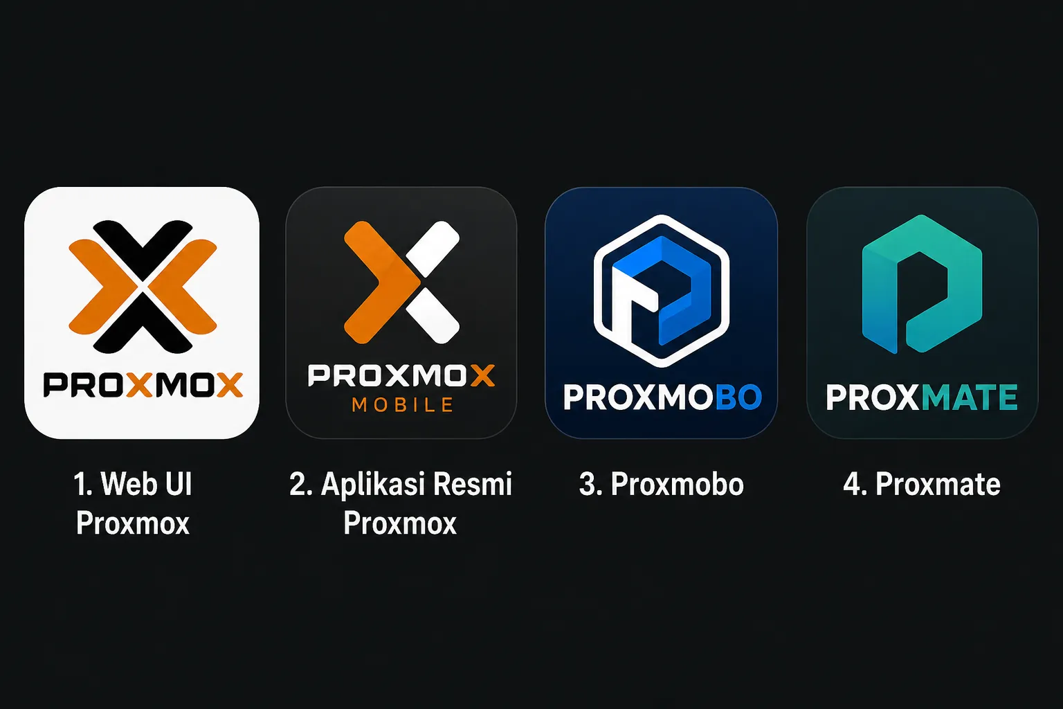 Mengatur Proxmox dari Handphone