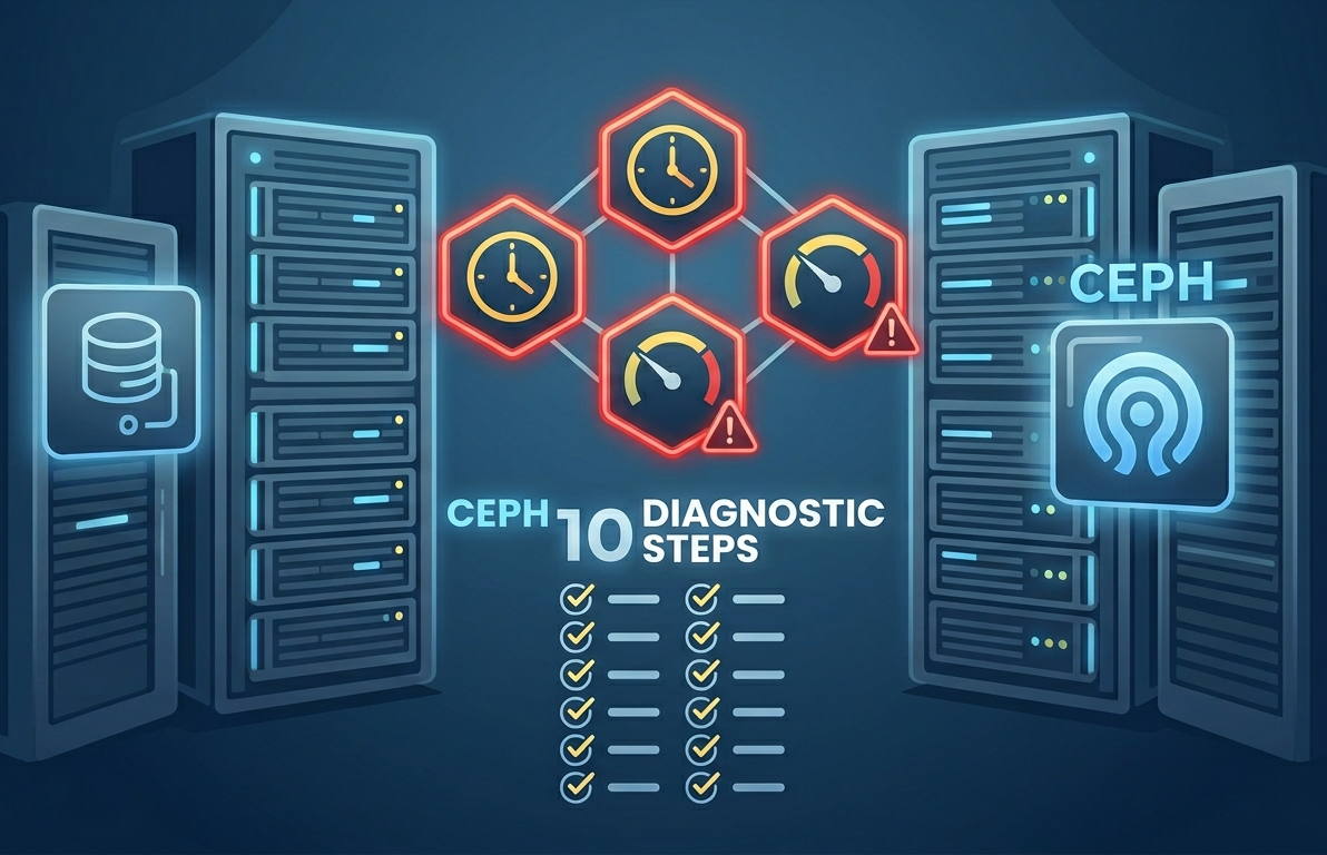 Ceph di Proxmox Lambat? 10 Pengecekan untuk Menemukan Sumber Masalahnya