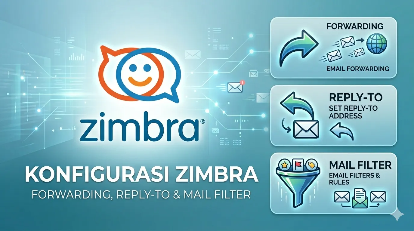 Konfigurasi Fitur Zimbra: Forwarding, Reply-To, dan Mail Filter