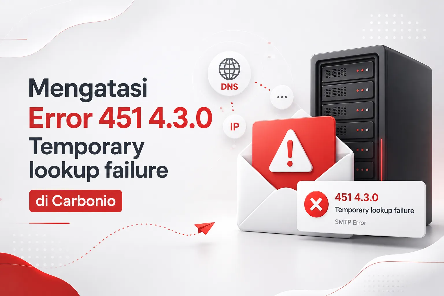 Mengatasi Error 451 4.3.0 Temporary lookup failure  di Carbonio